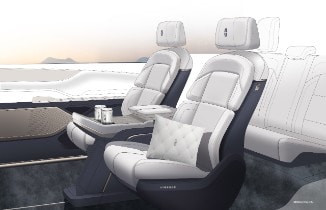 2025 Lincoln Navigator Interior Sketch